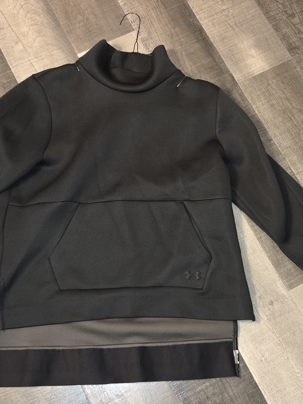 Under Armour Kids Black Pullover Funnel-Neck Jacket